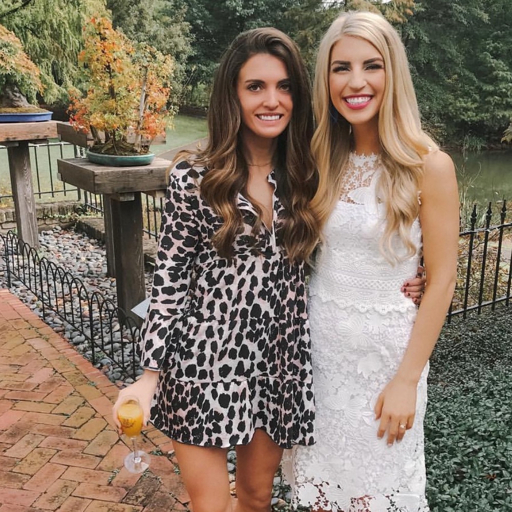 Leopard cotton layered dress